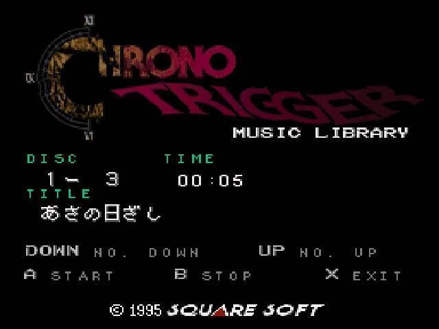 BS Chrono Trigger Music Library (Japan) Game Cover
